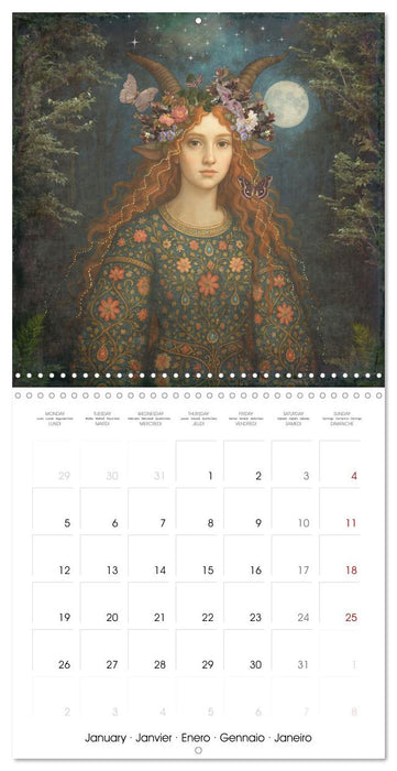 Astrology Princesses (CALVENDO Monthly Calendar 2026)