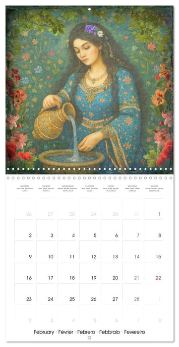 Astrology Princesses (CALVENDO Monthly Calendar 2026)