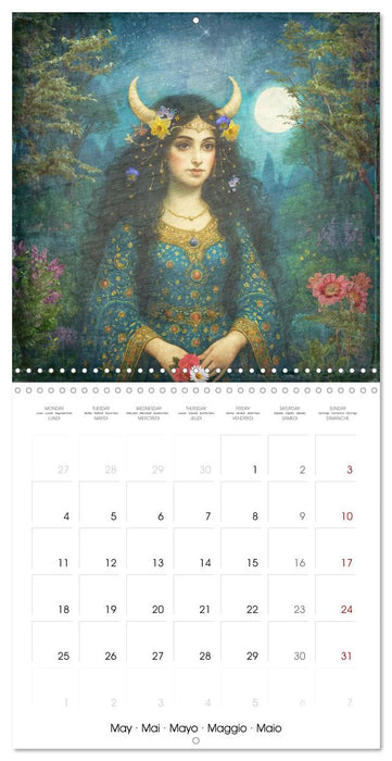 Astrology Princesses (CALVENDO Monthly Calendar 2026)