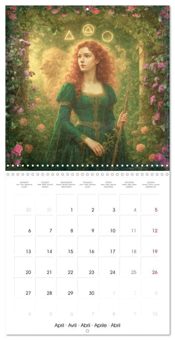 Journey Through The Spheres (CALVENDO Monthly Calendar 2026)