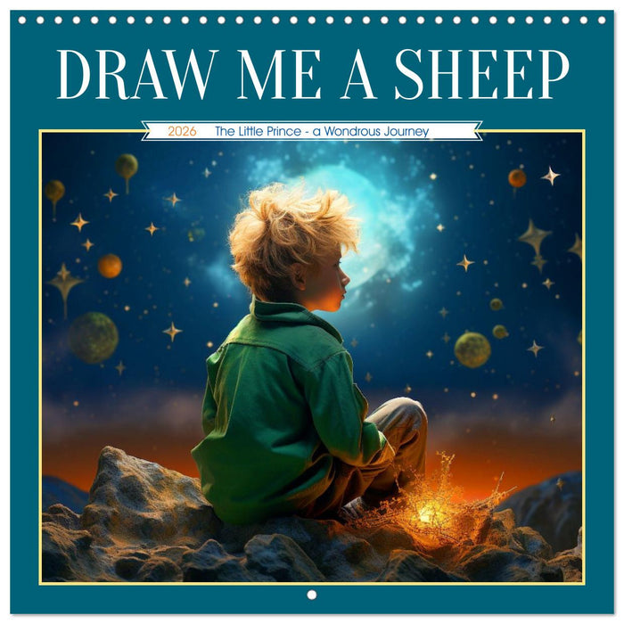 Draw me a sheep (CALVENDO Monthly Calendar 2026)