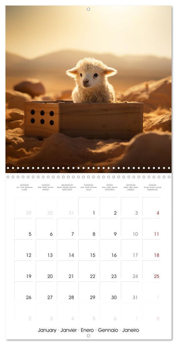 Draw me a sheep (CALVENDO Monthly Calendar 2026)