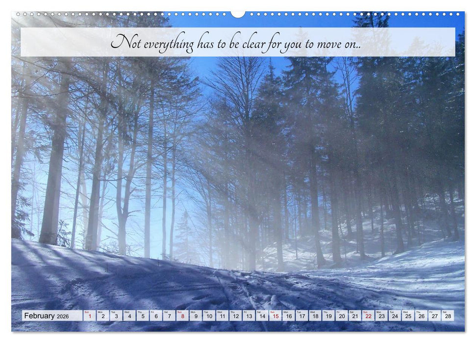 Breathe. See. Shift. Photographic and poetic inspiration for an alert life (CALVENDO Premium-Calendar 2026)