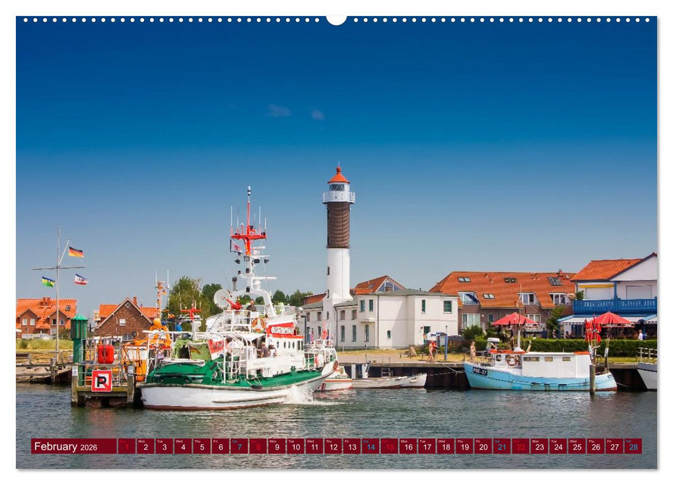 Mecklenburg-Western Pomerania. Impressions from the Baltic coast (CALVENDO Monthly Calendar 2026)