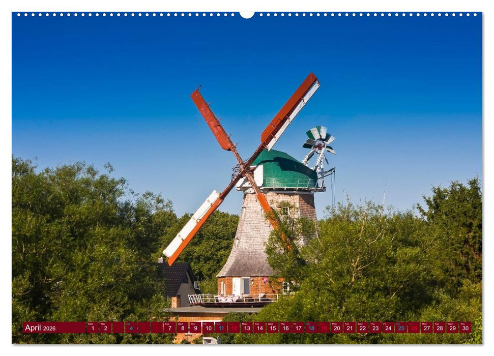 Mecklenburg-Western Pomerania. Impressions from the Baltic coast (CALVENDO Monthly Calendar 2026)