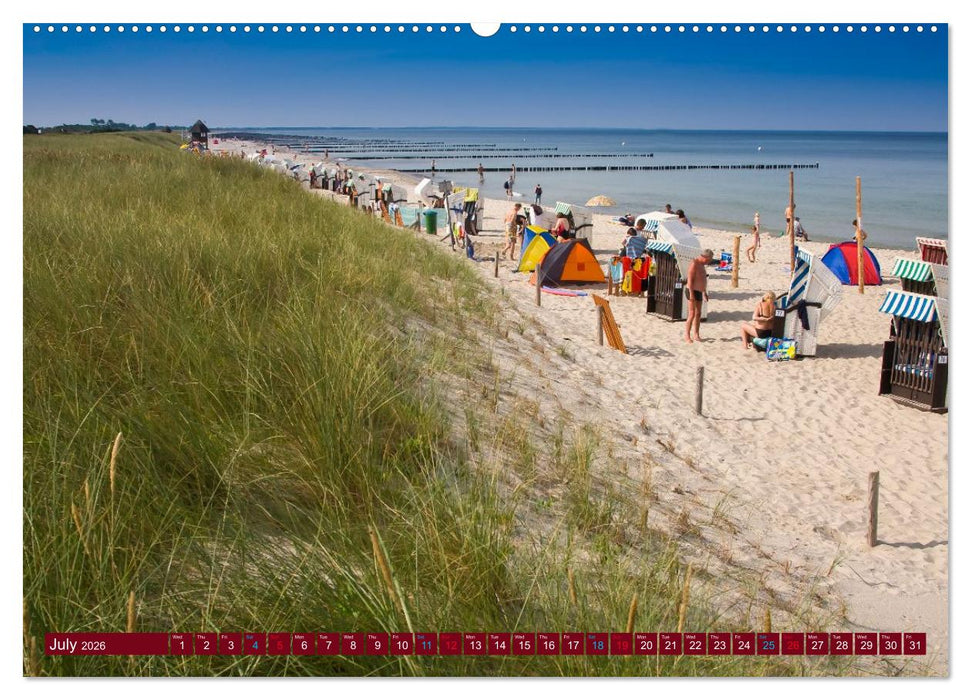 Mecklenburg-Western Pomerania. Impressions from the Baltic coast (CALVENDO Premium-Calendar 2026)