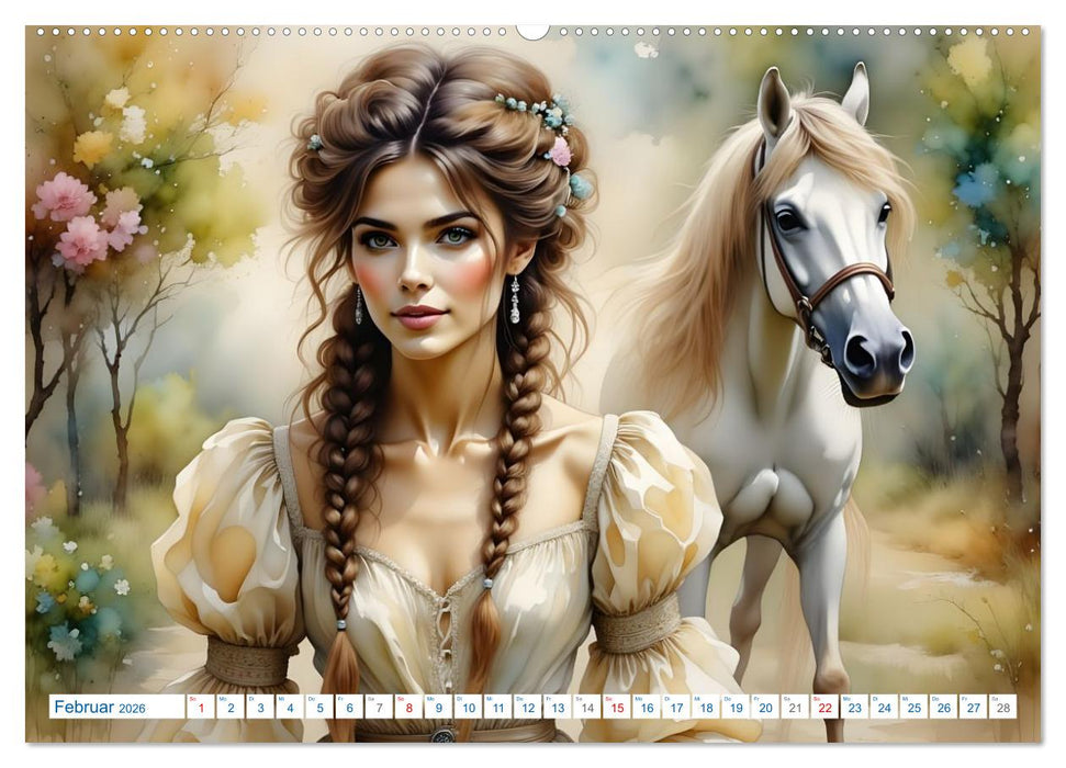 Königinnen der Reitkunst (CALVENDO Wandkalender 2026)