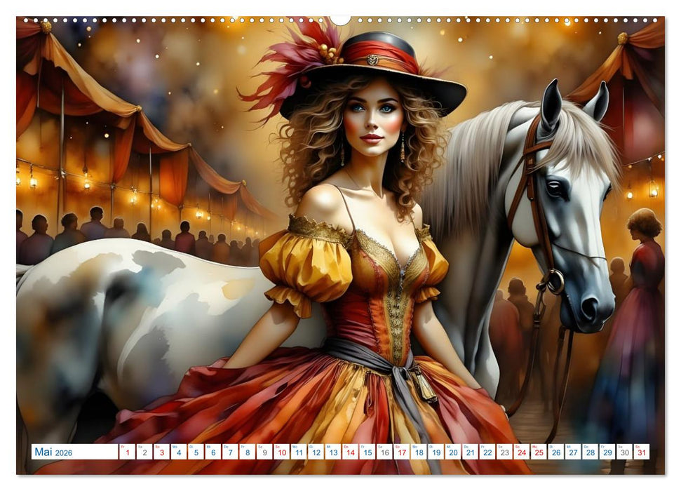 Königinnen der Reitkunst (CALVENDO Premium Wandkalender 2026)