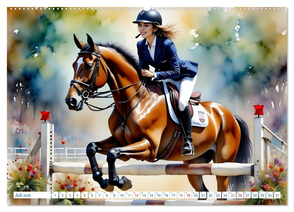 Königinnen der Reitkunst (CALVENDO Premium Wandkalender 2026)