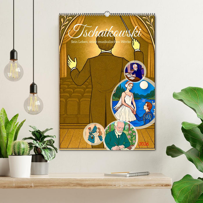 Pjotr Iljitsch Tschaikowski (CALVENDO Wandkalender 2026)