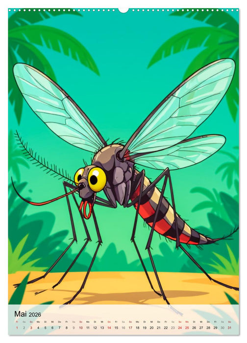 Die gefährlichsten Tiere der Welt (CALVENDO Wandkalender 2026)