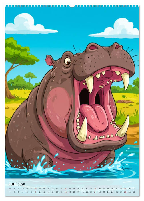 Die gefährlichsten Tiere der Welt (CALVENDO Wandkalender 2026)