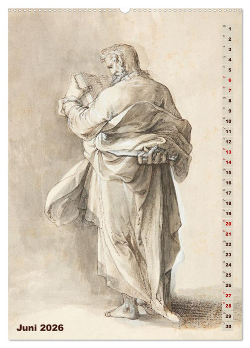 Jesus und die zwölf Apostel (CALVENDO Premium Wandkalender 2026)