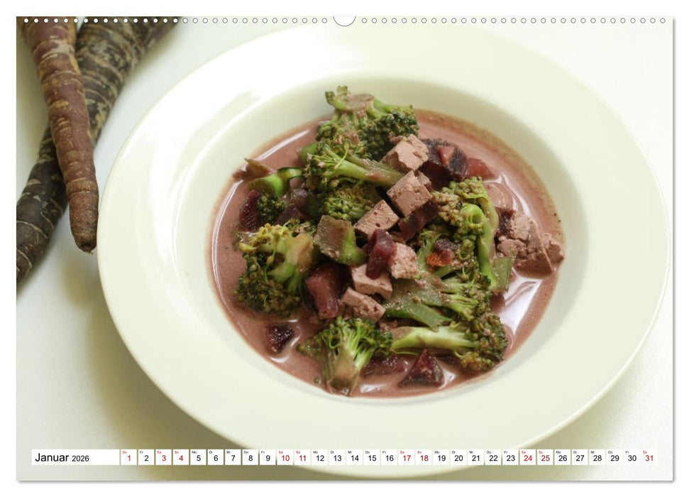 Bunte Gemüse im Suppentopf (CALVENDO Wandkalender 2026)