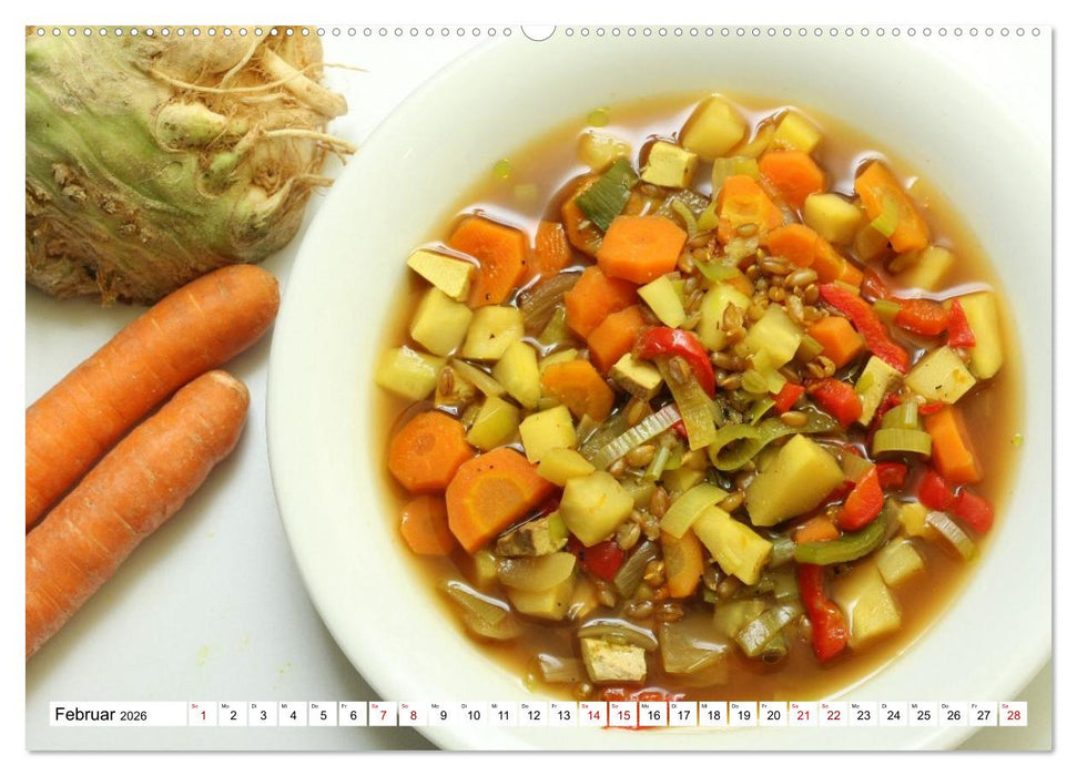 Bunte Gemüse im Suppentopf (CALVENDO Wandkalender 2026)