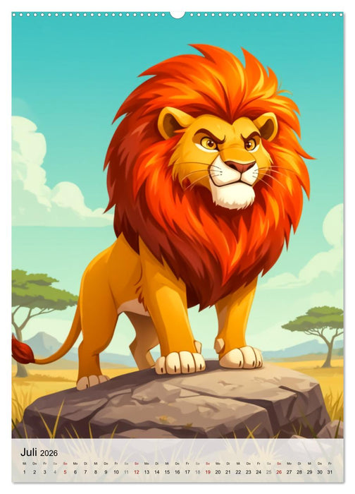 Die gefährlichsten Tiere der Welt (CALVENDO Premium Wandkalender 2026)