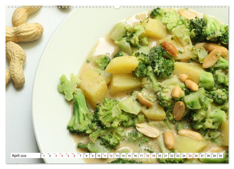 Bunte Gemüse im Suppentopf (CALVENDO Premium Wandkalender 2026)