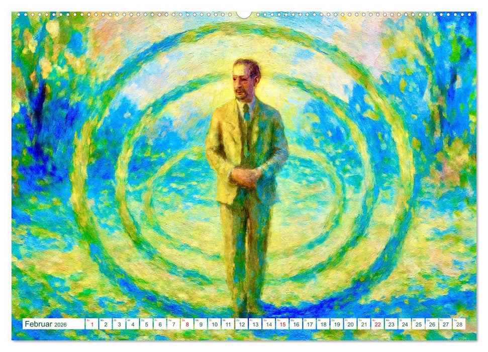 Rainer Maria Rilke. Sein Leben, seine Werke (CALVENDO Wandkalender 2026)