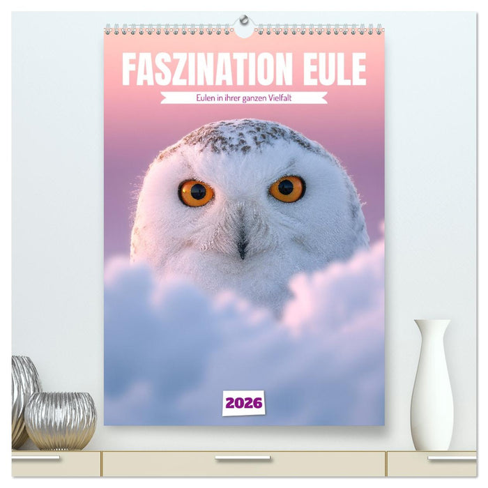 Faszination Eule - Eulen in ihrer ganzen Vielfalt (CALVENDO Premium Wandkalender 2026)