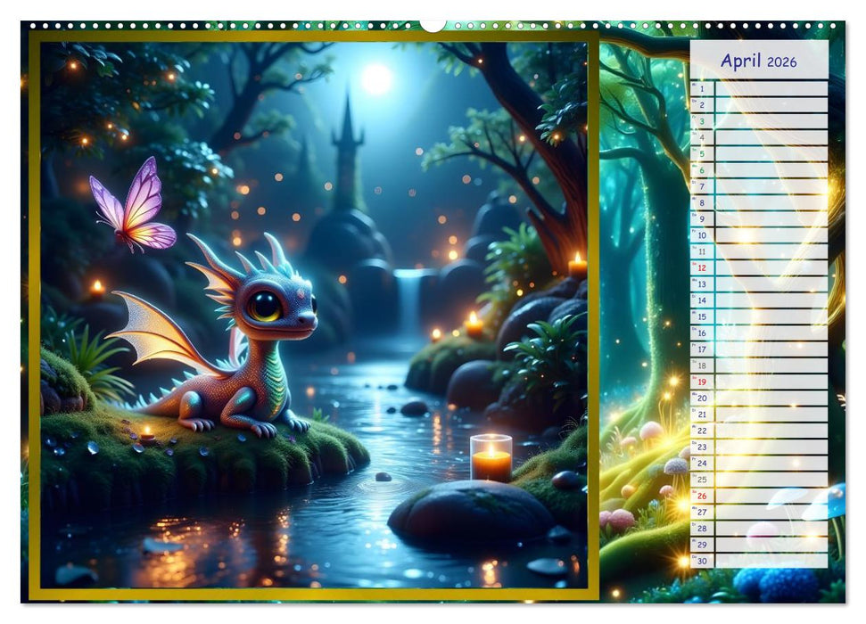 Der magische Freundschaftswald (CALVENDO Premium Wandkalender 2026)