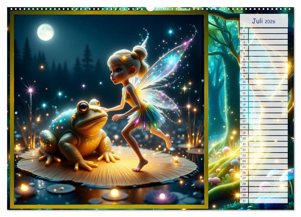 Der magische Freundschaftswald (CALVENDO Premium Wandkalender 2026)