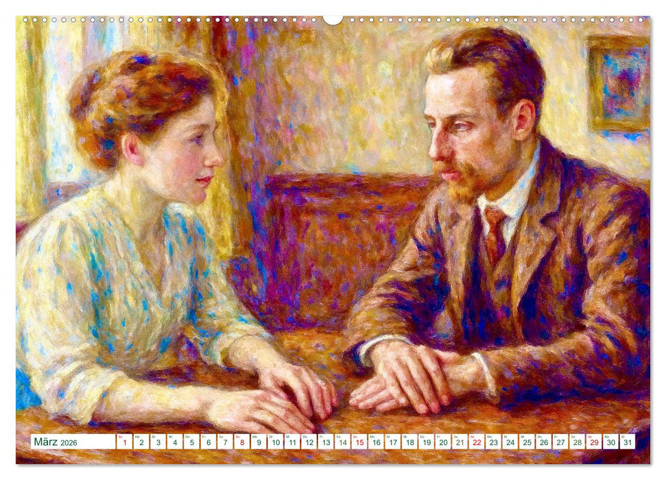 Rainer Maria Rilke. Sein Leben, seine Werke (CALVENDO Premium Wandkalender 2026)