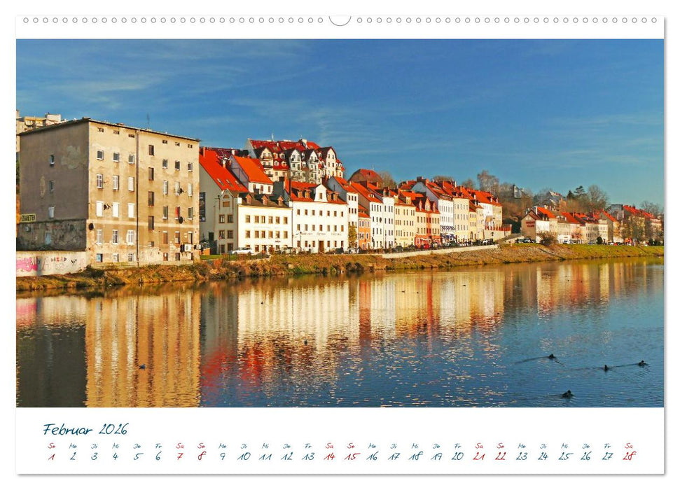 Görlitz /Zgorzelec – Über die Neiße nach Polen und zurück (CALVENDO Wandkalender 2026)
