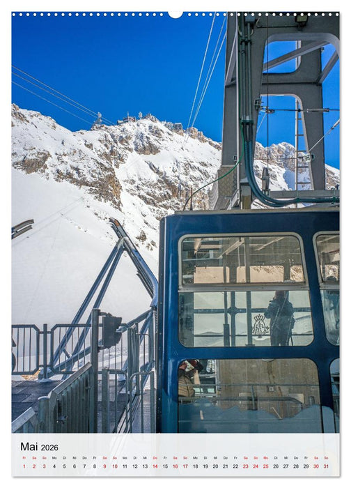 Garmisch-Partenkirchen und die faszinierende Bergwelt der Alpen (CALVENDO Wandkalender 2026)