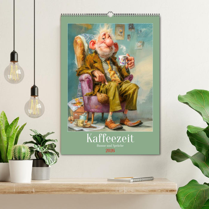 Kaffeezeit - Humor und Sprüche (CALVENDO Wandkalender 2026)