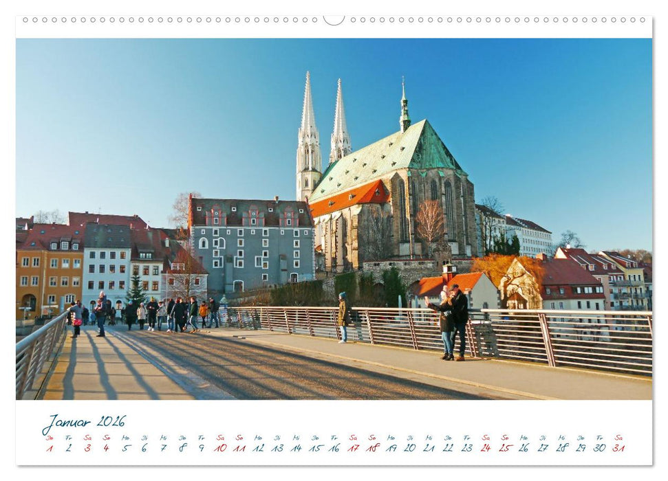 Görlitz /Zgorzelec – Über die Neiße nach Polen und zurück (CALVENDO Premium Wandkalender 2026)