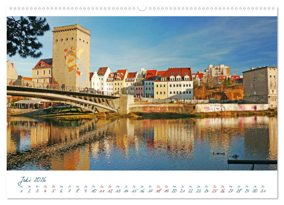 Görlitz /Zgorzelec – Über die Neiße nach Polen und zurück (CALVENDO Premium Wandkalender 2026)