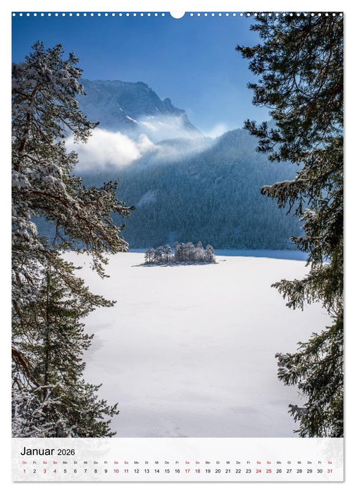 Garmisch-Partenkirchen und die faszinierende Bergwelt der Alpen (CALVENDO Premium Wandkalender 2026)