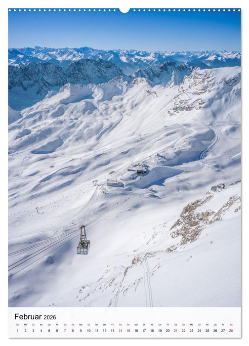 Garmisch-Partenkirchen und die faszinierende Bergwelt der Alpen (CALVENDO Premium Wandkalender 2026)