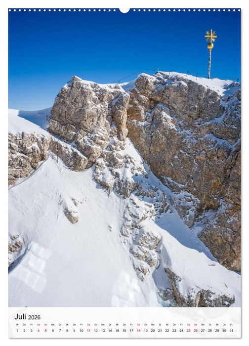 Garmisch-Partenkirchen und die faszinierende Bergwelt der Alpen (CALVENDO Premium Wandkalender 2026)