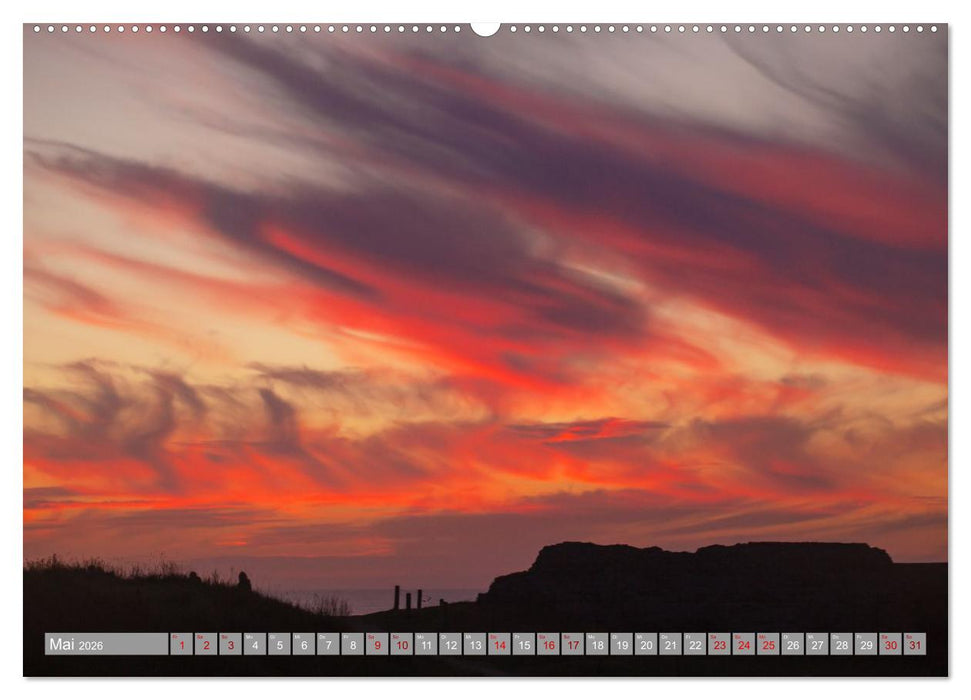 Wolken- und Lichtstimmungen (CALVENDO Premium Wandkalender 2026)