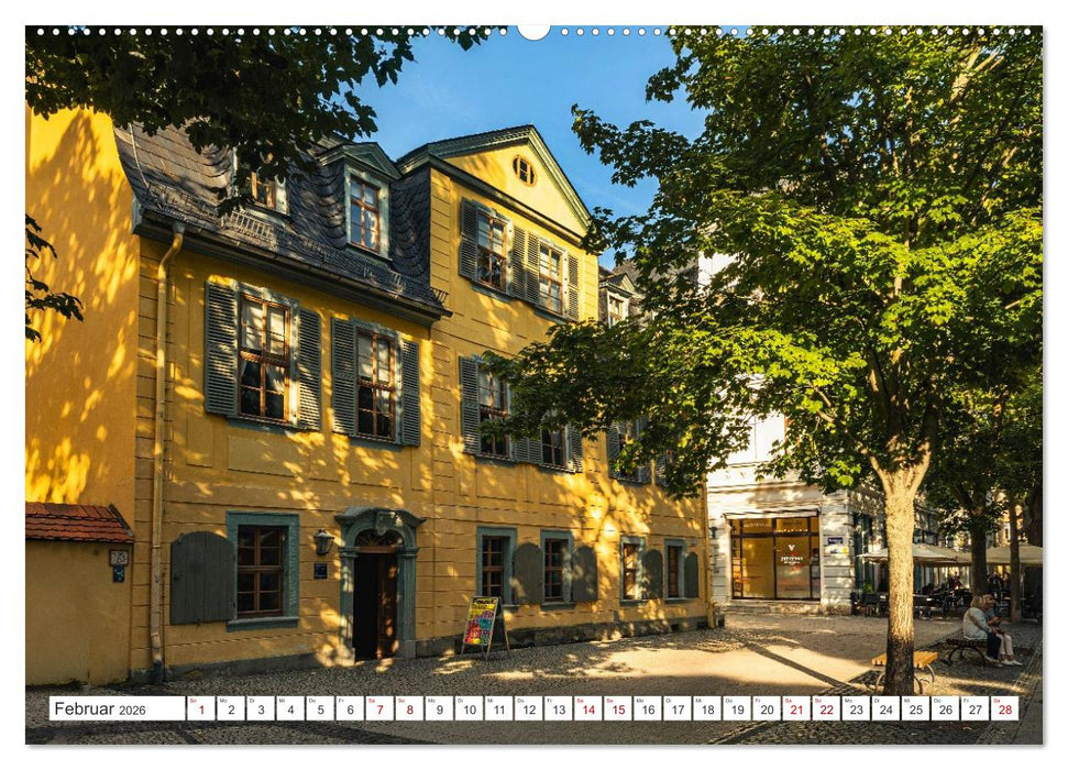 Kulturstadt Weimar - Stadt der Klassiker (CALVENDO Wandkalender 2026)