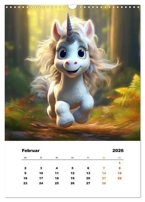 Lustige Ponys (CALVENDO Wandkalender 2026)