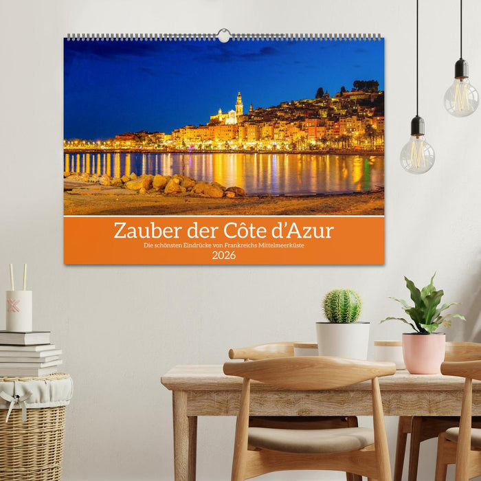 Zauber der Côte d'Azur (CALVENDO Wandkalender 2026)