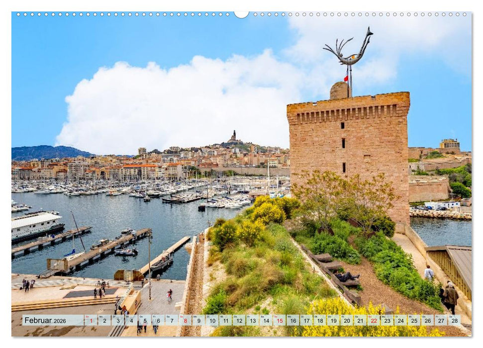 Zauber der Côte d'Azur (CALVENDO Premium Wandkalender 2026)