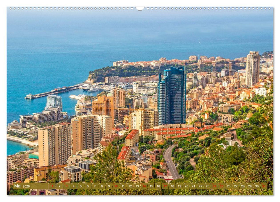 Zauber der Côte d'Azur (CALVENDO Premium Wandkalender 2026)