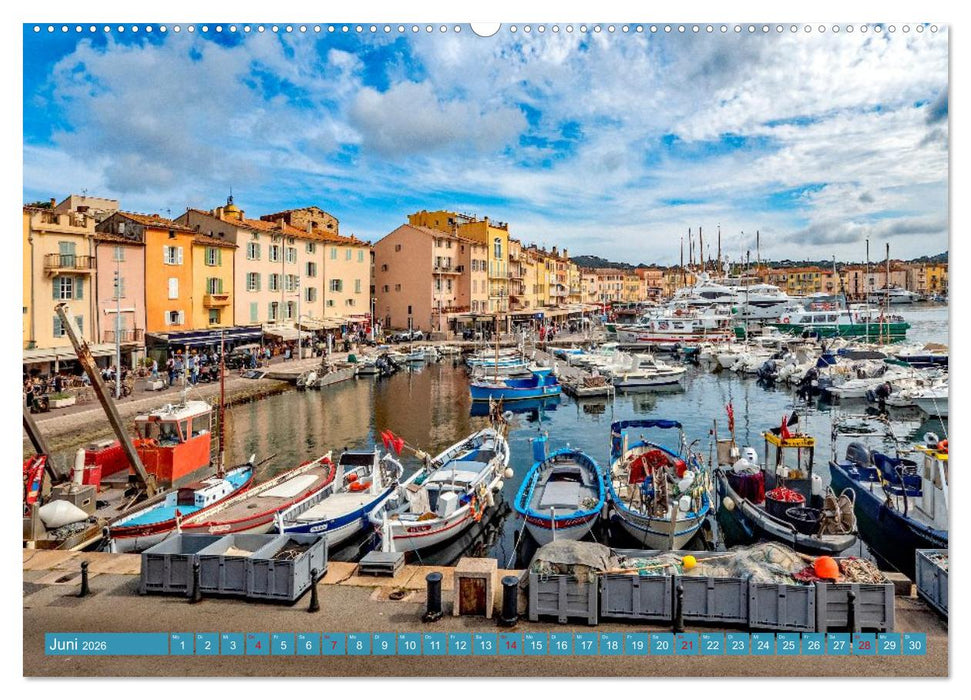 Zauber der Côte d'Azur (CALVENDO Premium Wandkalender 2026)