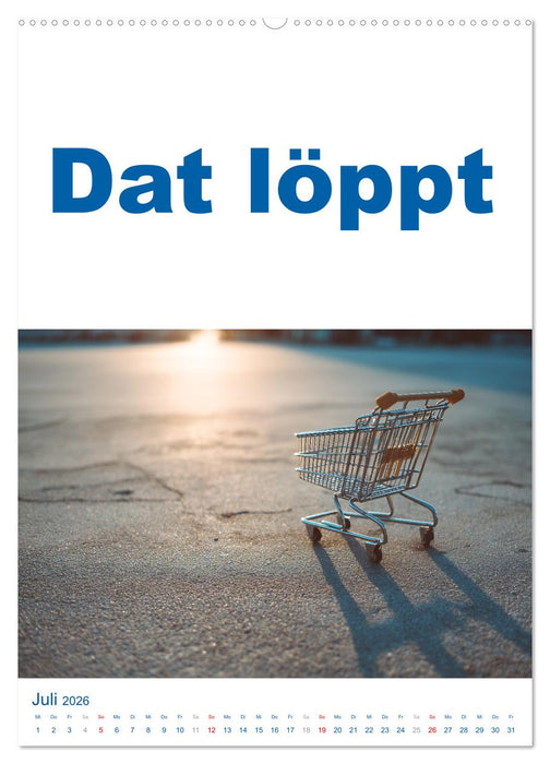 Hamburg schnackt! Typische Sprüche und echte Hamburger Mundart (CALVENDO Premium Wandkalender 2026)