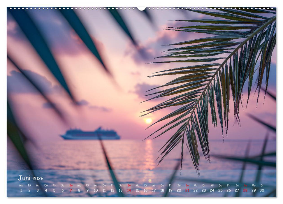 Kreuzfahrtschiffe Kalender - Kreuzfahrten und Giganten der Meere (CALVENDO Wandkalender 2026)
