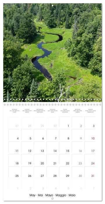 QUÉBEC AU NATUREL (CALVENDO Calendrier mensuel 2026)