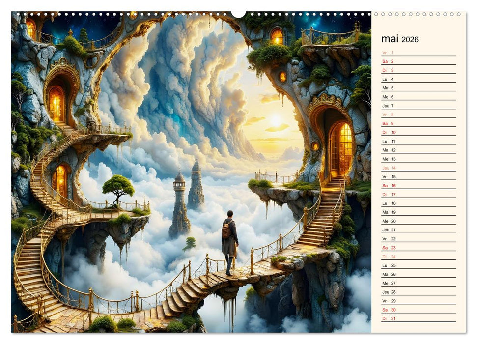 Sentiers magiques (CALVENDO Calendrier mensuel 2026)