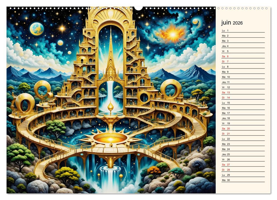 Sentiers magiques (CALVENDO Calendrier mensuel 2026)