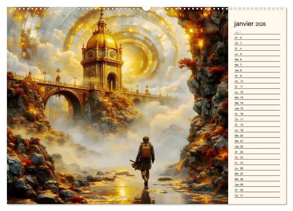 Sentiers magiques (CALVENDO Calendrier supérieur 2026)