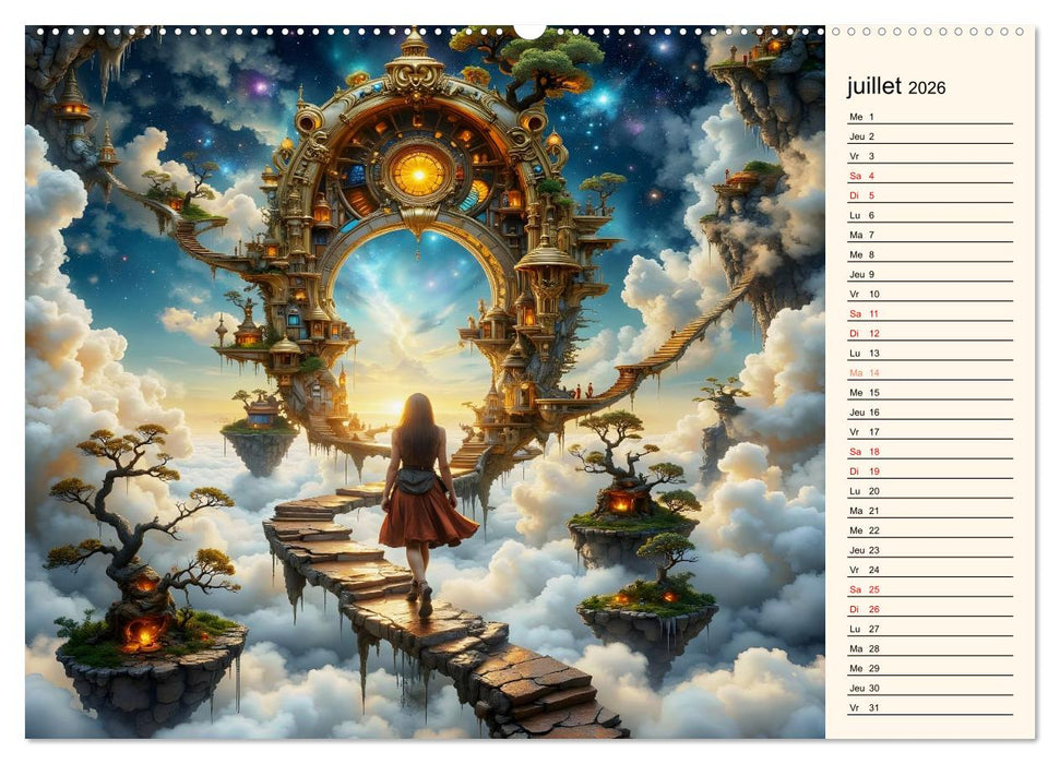 Sentiers magiques (CALVENDO Calendrier supérieur 2026)