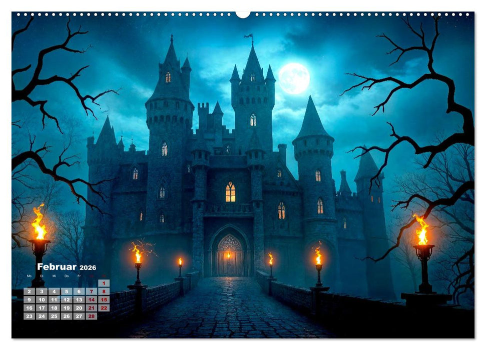 Burgen der Legenden (CALVENDO Wandkalender 2026)