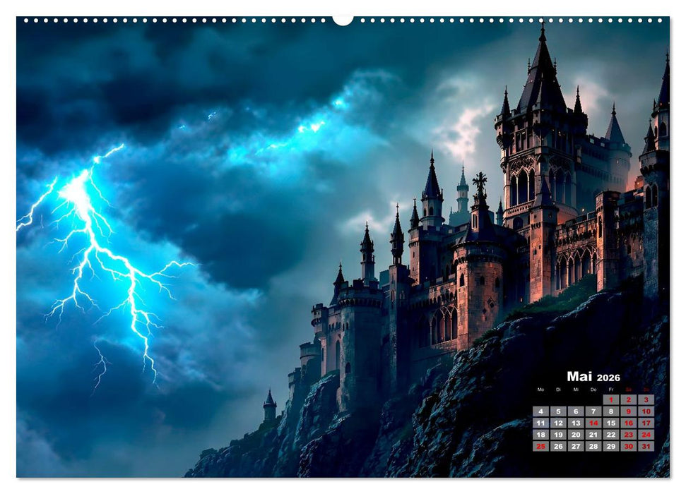 Burgen der Legenden (CALVENDO Wandkalender 2026)